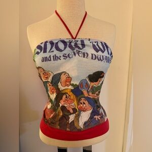 Vintage Disney Tube Top: Snow White and the Seven Dwarfs